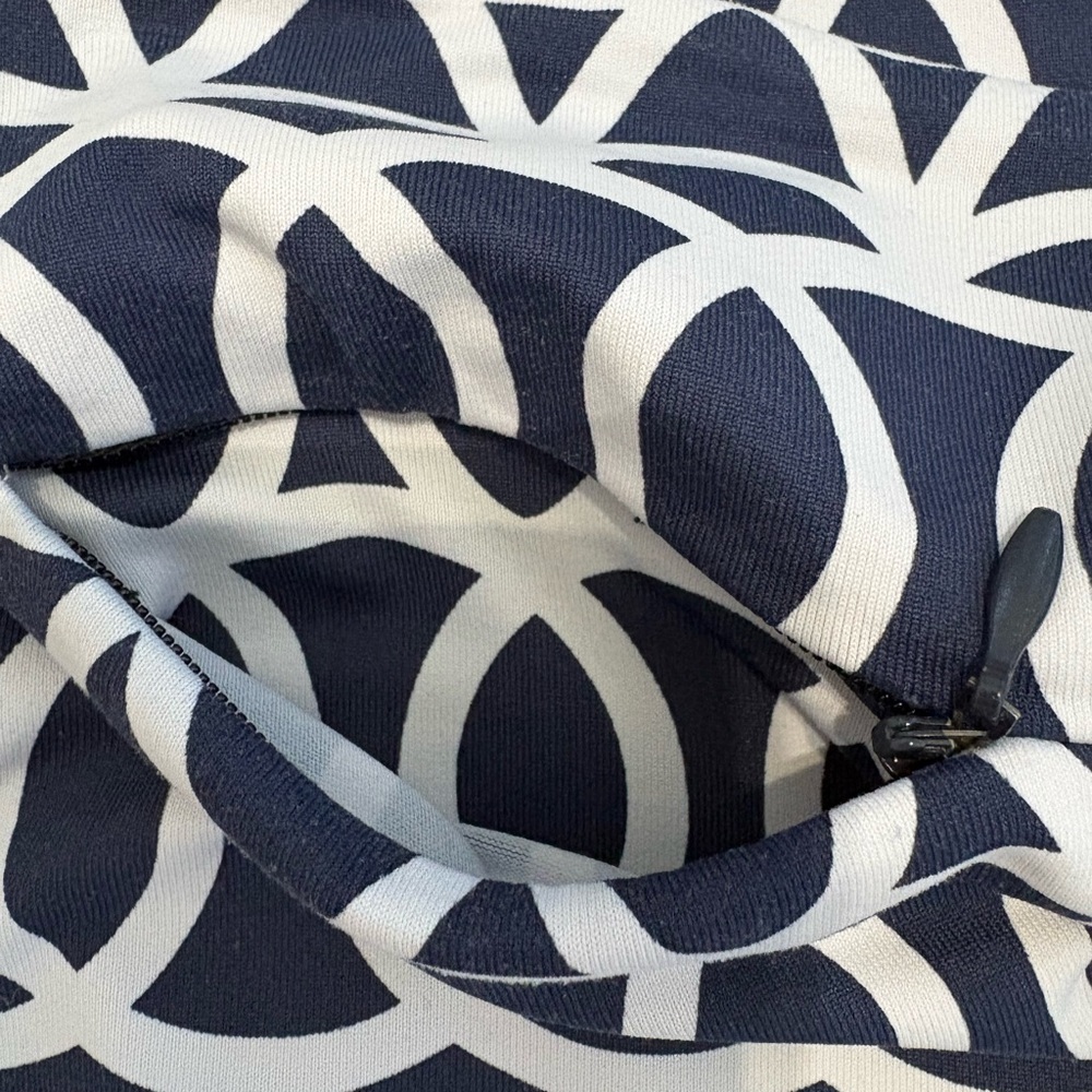 Lulu-B Navy White Geometric Pull-On Skort UPF 50 Coolant Fabric (SZ S) - Picture 8 of 8